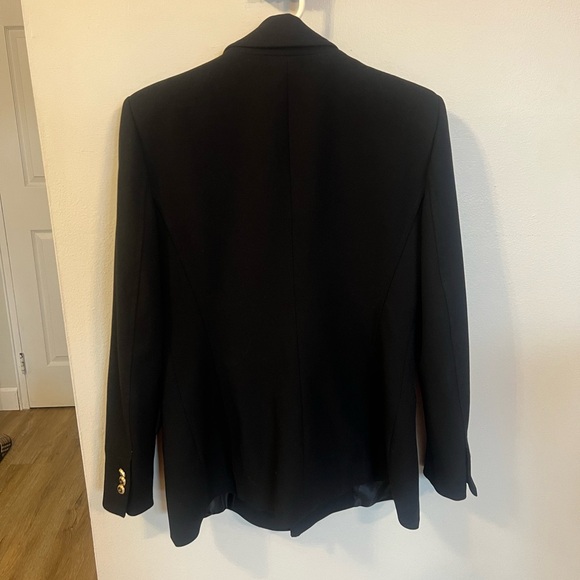 Zara Black Blazer with Gold Buttons - Picture 3 of 3